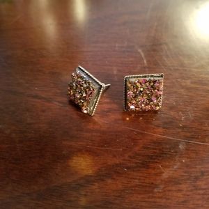 Sparkly stud earrings